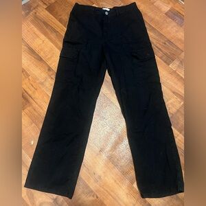 Zara Women Dark Cargo Pants